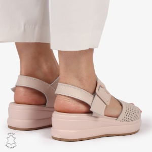 SAndale DAMA SPORT DIN PIELE NATURALA CU INCHIDERE CATARAMA LF1411 ROZ - Img 4