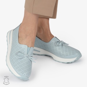 BALERINI dama din Piele Naturala LF1060 CULOARE: ALBASTRU