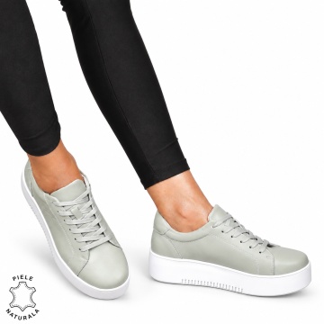 Pantofii casual piele naturala CU SIRET LF1455 BARILLA - Img 2