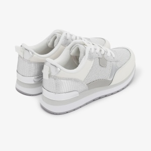 SNEAKERS dama din piele ecologica LF0706 ALB - Img 4