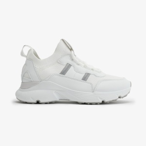 SNEAKERS dama din piele ecologica LF0709 ALB