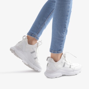 SNEAKERS dama din piele ecologica LF0709 ALB - Img 3
