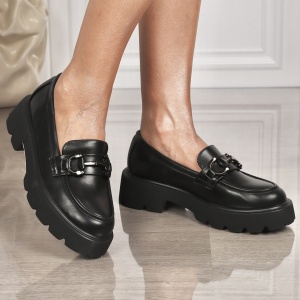 Mocasini dama din Piele Ecologica LF1482