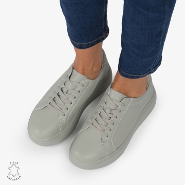 Pantofi CASUAL PIELE NATURALA cu detaliu lateral LF1273 Barilla