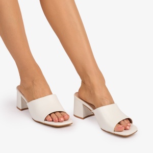 Pantofi eleganti dama din Piele ECOLOGICA Model Simplu LF1088 CULOARE: Alb - Img 2
