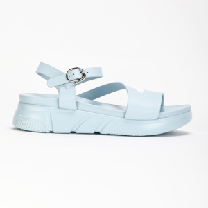 Sandale dama din Piele Ecologica LF0211 Albastru - Img 2
