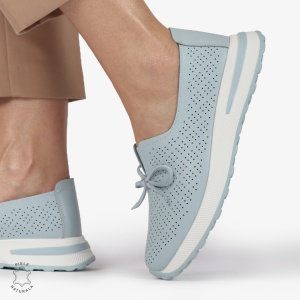 BALERINI dama din Piele Naturala LF1060 CULOARE: ALBASTRU - Img 3
