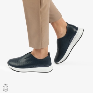 Pantofi Casual dama din piele naturala LF0784 NAVY - Img 3