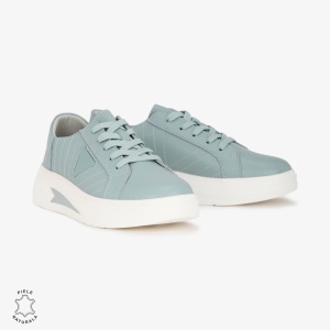 Pantofi Casual de dama din Piele naturala LF0523 ALBASTRU - Img 2