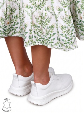 Pantofi damă din piele naturală cu aspect elegant LF1816 - Img 3