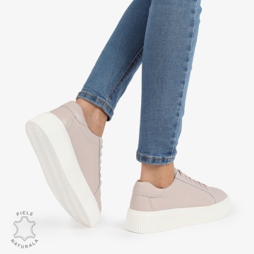 Pantofi Casual de dama din Piele Naturala LF1222 MOV - Img 3