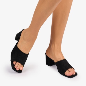 Pantofi eleganti dama din Piele ECOLOGICA INOARSA Model Simplu LF1090 CULOARE: NEGRU