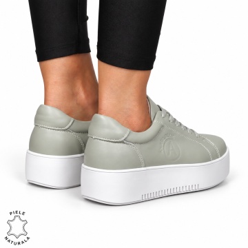 Pantofii casual piele naturala CU SIRET LF1455 BARILLA - Img 3
