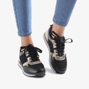 SNEAKERS dama din piele ecologica LF0706 AURIU - Img 3