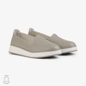 BALERINI Dama Piele Naturala PERFORATA LF1006 Culoare: GRI