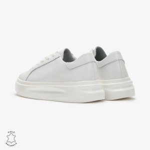 Pantofii casual de dama din piele naturală cu șiret comozi și versatili LF1447 - Img 3