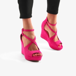 SANDALE DIN PIELE ECOLOGICA CU PLATFORMA LF0744 - Img 2