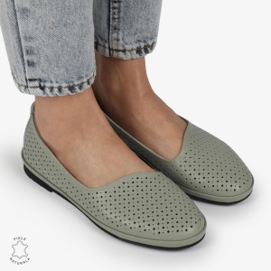 BALERINI dama din Piele naturala PERFORATA SLIP-ON LF1358 BARILLA - Img 2