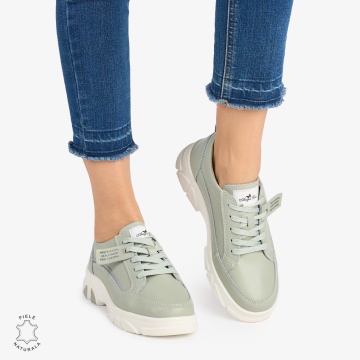 Pantofi Casual de dama din Piele Naturala COMODE CU MODEL LF1218 BARILLA - Img 2