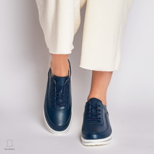 Pantofi casual de dama din piele naturala LF0002 BLEUMARIN - Img 2