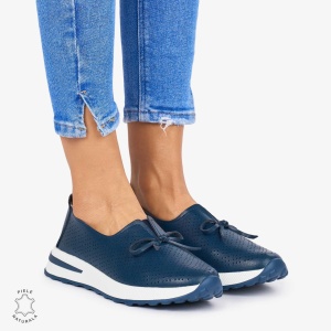 BALERINI dama din Piele Naturala LF1060 CULOARE: BLEUMARIN - Img 2