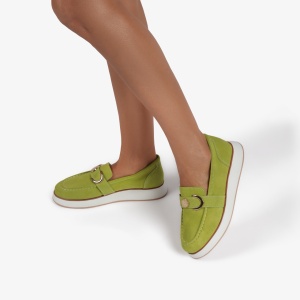 Mocasini dama din Piele Naturala Intoarsa LF0840 MUSTAR - Img 3