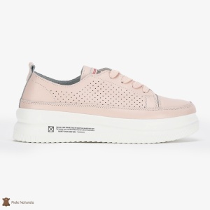Pantofi Casual de dama din Piele naturala Șic Urban LF0487 ROZ
