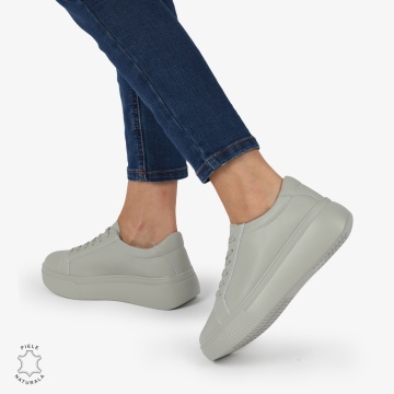 Pantofi CASUAL PIELE NATURALA cu detaliu lateral LF1273 Barilla - Img 3