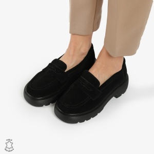 Mocasini dama din Piele naturală INTOARSA LF1321