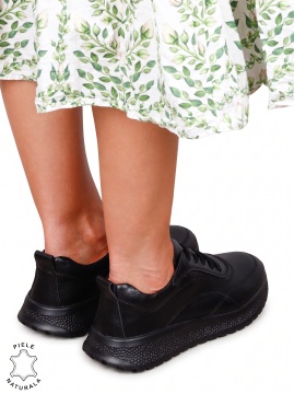 Pantofi damă din piele naturală cu aspect elegant LF1816 - Img 2