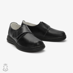 Mocasini dama din Piele naturală LF0017 Negru