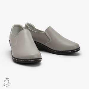 Mocasini Dama din Piele naturală LF0118 GRI