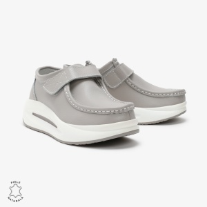 Pantofi Casual de dama din Piele Naturala LF0570 GRI