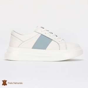 Pantofi Casual de dama din Piele naturala respirabili și ușori LF0490 Albastru