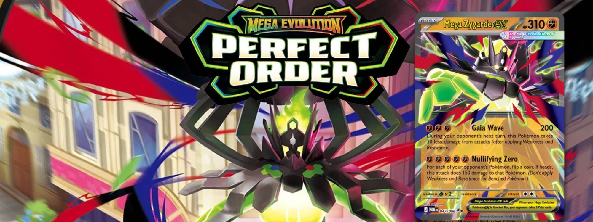 Mega Evolution Perfect Order Erweiterung Produkt-Lineup und technische Details