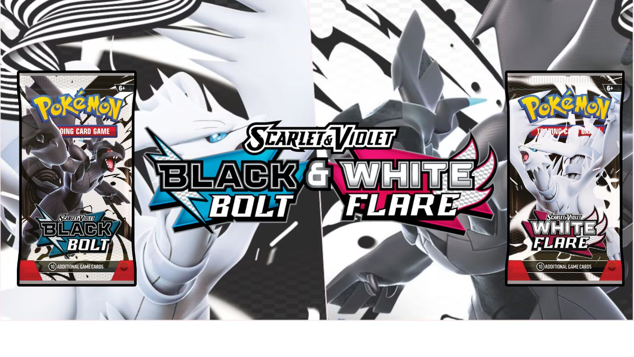 Black Bolt și White Flare, primul set dual Pokemon TCG în engleză