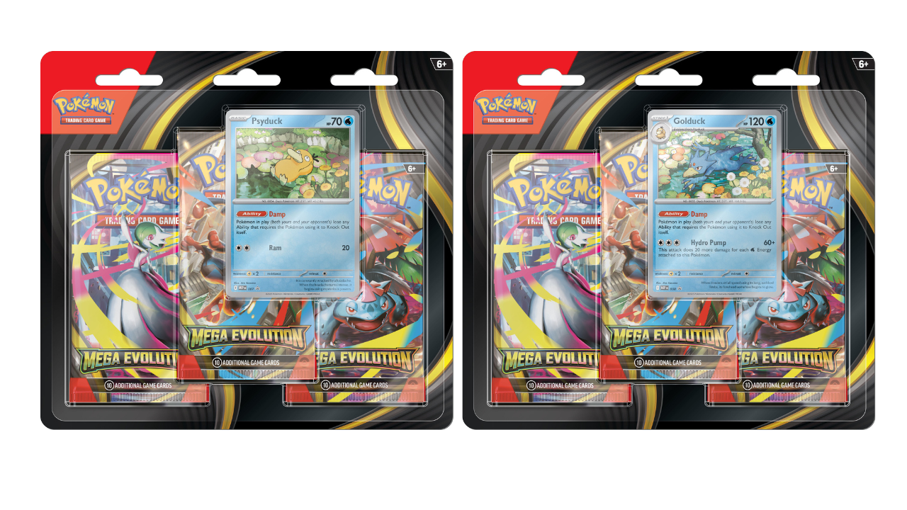 3 pack blister mega evolution Pokemon TCG