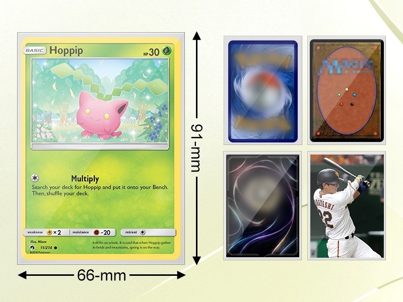 playing card sleeve Amazon.com: 200 Pack Card Sleeves, Matte Dual Trading Card Sleeves with  Opaque Back & Smooth Shuffle, Tear Resistant Card Protectors for MTG, TCG  and Game Cards (Metallic Green) : Toys & Games main image 1