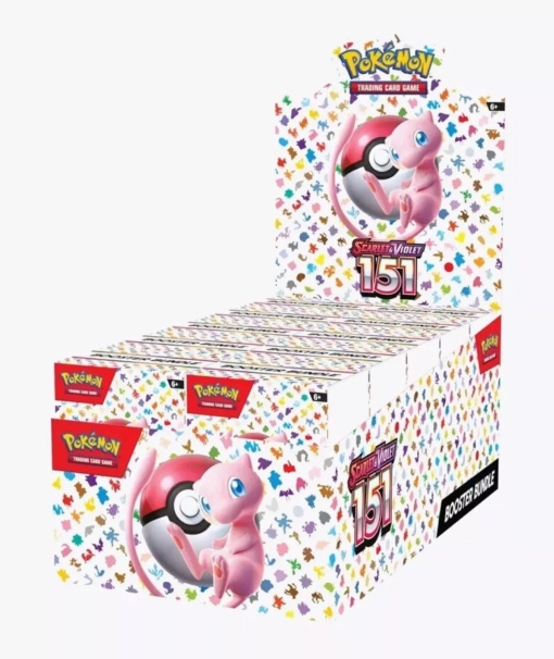 Комплект Pokémon 151 Booster Bundle Дисплей Фабрично запечатан - 10 кутии с бустери, 60 бустерни опаковки