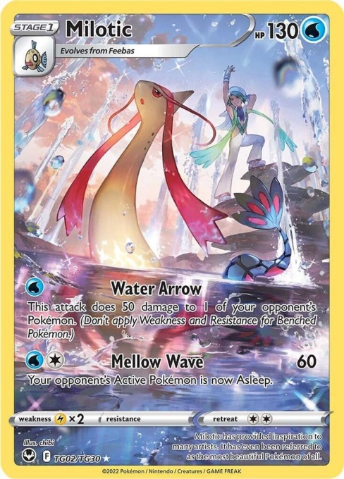 Milotic #TG02/TG30 PSA 10 GEM MT - Сребърна буря (SWSH12) Галерия на треньорите