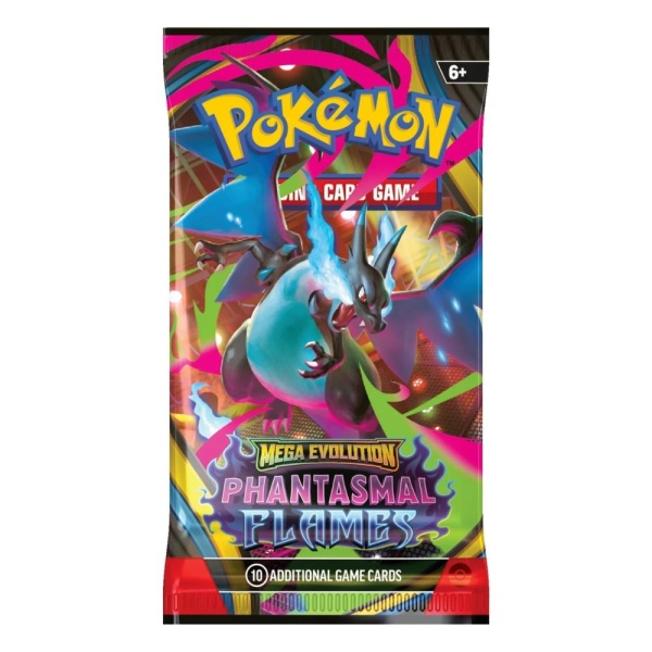 Pokémon TCG Mega Evolution Phantasmal Flames Booster Pack - 1 Booster Pack