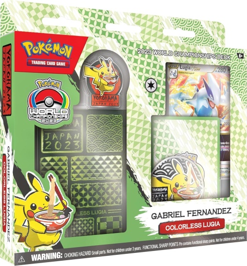 Комплект Pokémon TCG: 2023 Pokémon World Championships Deck - Gabriel Fernandez: Безцветна Лугия