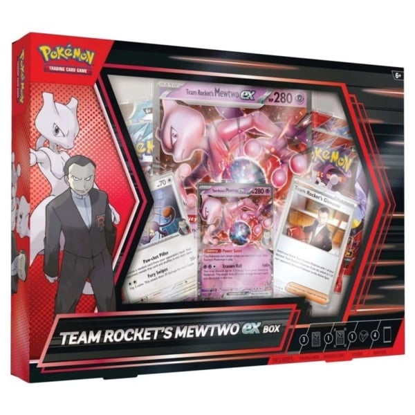 Комплект Pokémon TCG: Team Rocket's Mewtwo ex Box