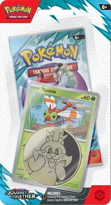 Пакет карти Pokemon TCG: Scarlet &amp; Violet 9 Journey Together Checklane Checklane Блистер - Yanma