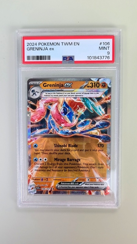 Greninja ex Tera #106/167 PSA 9 Near Mint | PokeMANIA