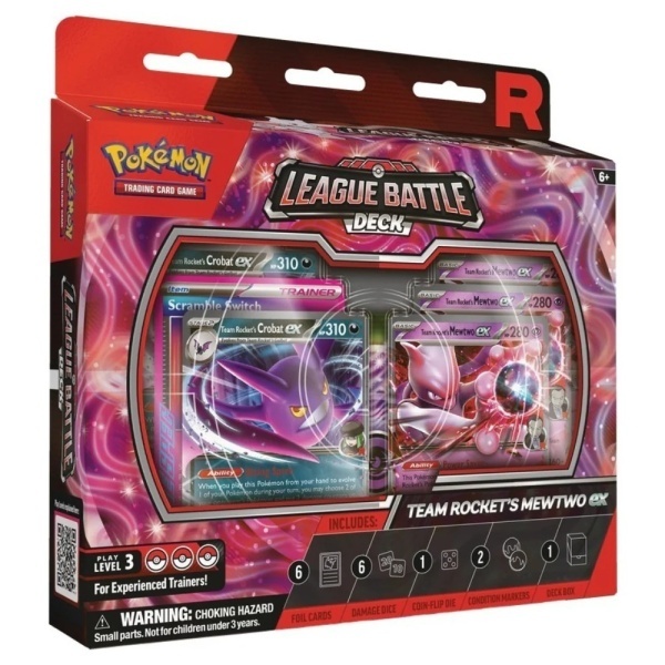 Set Pokmon TCG: Team Rocket's Mewtwo ex League Battle Deck