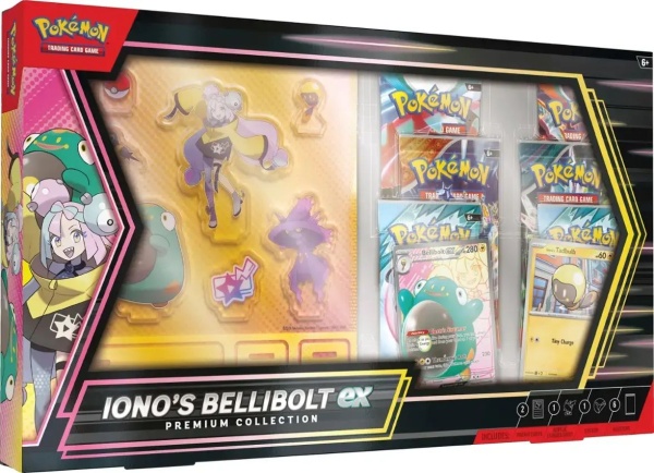 Комплект Pokémon TCG: Iono's Bellibolt ex Premium Collection