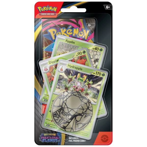 Pachet Cărți Pokémon TCG: Mega Evolution - Phantasmal Flames - Premium Checklane Blister Hydrapple