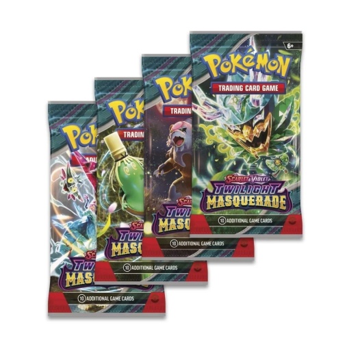 Pokémon Cards TCG Scarlet &amp; Violet 6 Twilight Masquerade BG Бустерна опаковка - 1 бустерна опаковка
