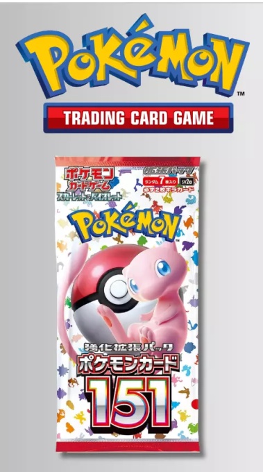 Pokémon Pokémon Scarlet &amp; Violet 151 Booster Pack JP Фабрично запечатан - 1 бустер пакет (японски)